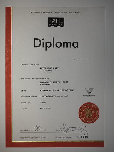 BUY TAFE CERTIFICATE