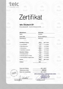 TELC German Certificates