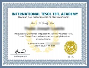 TESOL Certificate